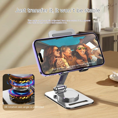 360-Degree Rotate Metal Desk Mobile Phone & Tablet Holder Stand