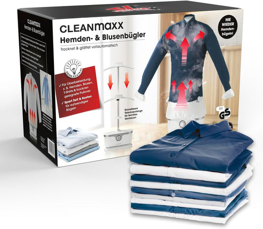 CLEANmaxx Automatic Shirt Iron with Steam Function