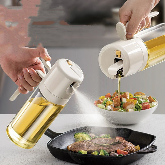 2-In-1 Oil Sprayer Bottle & Pourer