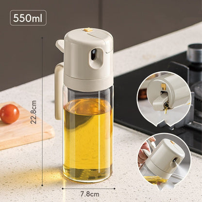 2-In-1 Oil Sprayer Bottle & Pourer